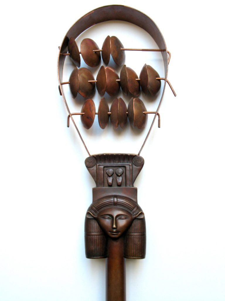 This image has an empty alt attribute; its file name is Hathor-Sistrum-Med-cu-768x1024.jpg